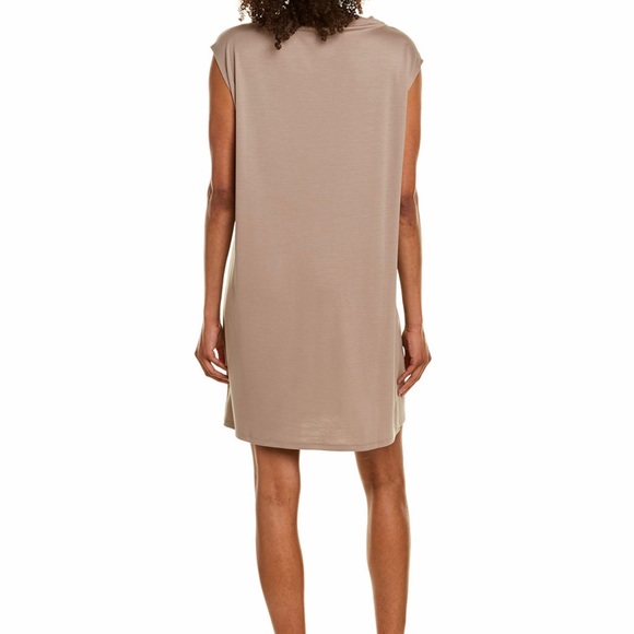 Eileen Fisher shift dress in Mocha size S - Picture 2 of 3